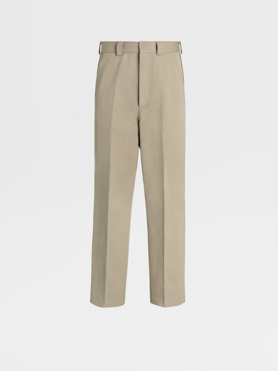 Cotton Silk and Linen Utility Trousers